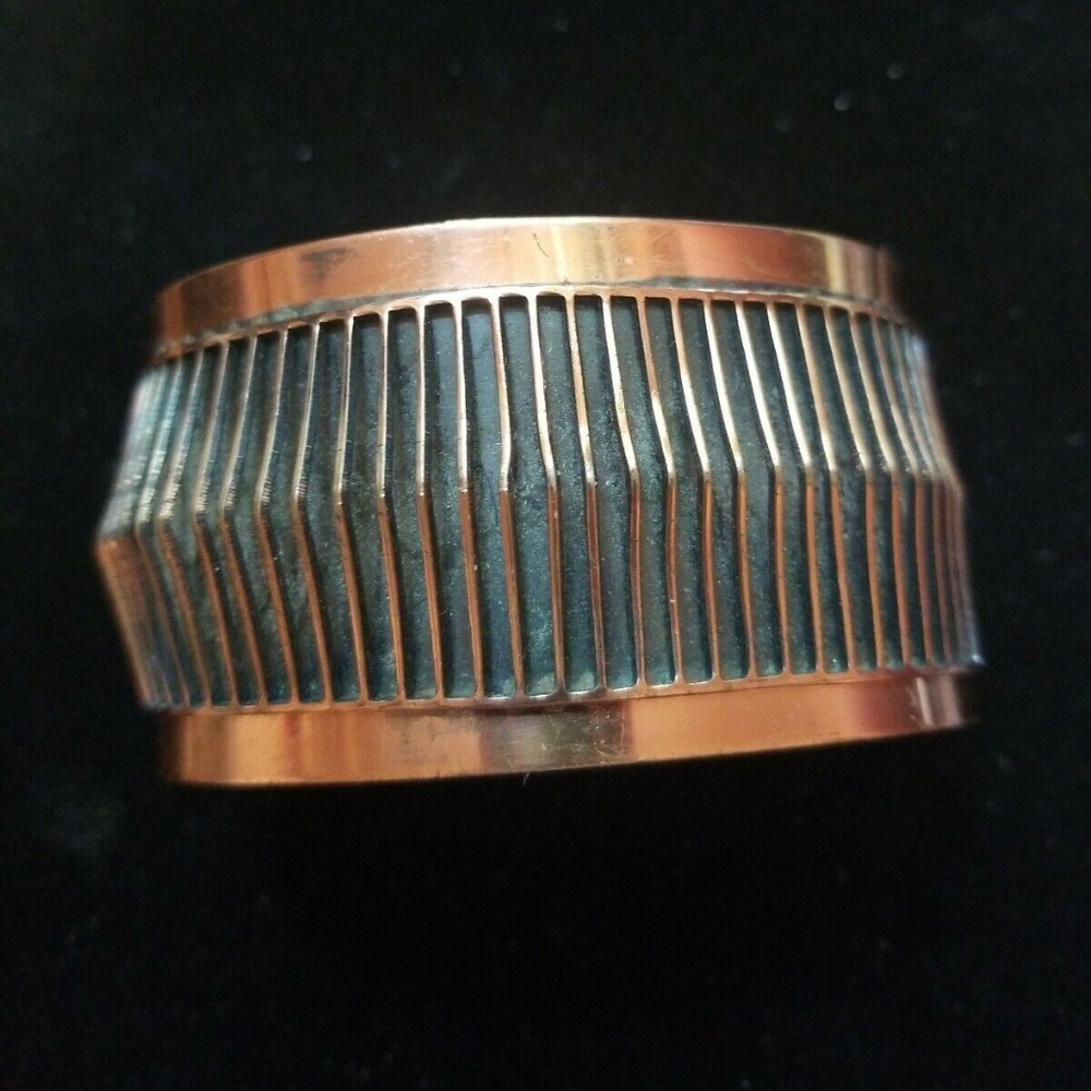 Vintage Renoir Copper WIRE Cuff Bracelet "Shadows"
